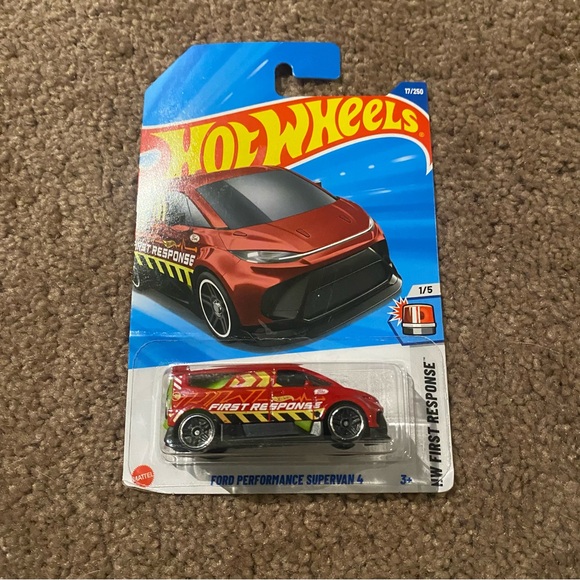 Mattel Other - New Hot Wheels 2025 Ford Performance Supervan 4 Treasure Hunt A Case Long Card